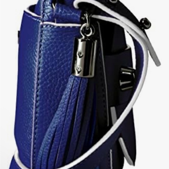 NWT Milly Blue Leather Crossbody Bag ✨ - Picture 2 of 5